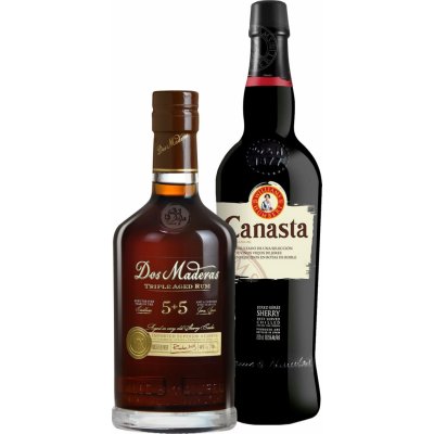 Dos Maderas PX 5y + 5y + Canasta Cream Sherry 0,7 l + 0,75 l (set)