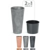 Prosperplast DTUS200E Kvetináč TUBUS slim effect + vklad 20cm piesková