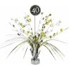 Amscan Dekorácia na stôl 40.narodeniny - Trblietavá zlatá 45,7 cm