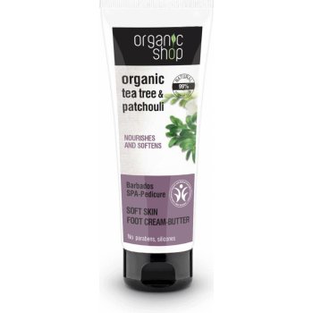 Natura Siberica Organic Shop Barbadoská Spa pedikúra maslo na nohy 75 ml