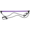 Merco Pilates Sticks posilňovacia tyč s gumou fialová