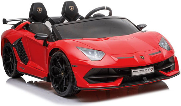 Megacar detské elektrické autíčko Lamborghini Aventador SX2028, 2x200W 2x12V 7Ah červená