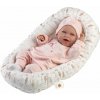 Llorens 74122 NEW BORN - realistická bábika bábätko so zvukmi a látkovým telom - 42 cm