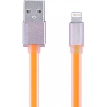 Remax RE-005i USB 2.0 typ A samec na Lightning, 1m, oranžový