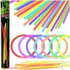 SVIETIACE TYČINKY GLOW STICKS 12 kusov FLUO NÁRAMKY NA PÁRTY