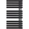 Instalprojekt POP STAR Kúpeľňový radiátor 500x1190mm, 440 W, Spodné pripojenie, Čierna Mat RADPOP501231