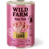WILD FARM Pate Lamb 400g - bezlepkové krmivo pre mačky