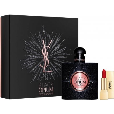 Yves Saint Laurent Black Opium EDP 50 ml + rúž Rouge Pur Couture 1 1,3 g darčeková sada