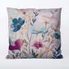 Takoy Obliečka na vankúš 45x45 nepremokavý polyester vyšívané lúčne kvety-HT-00336 | 45 x 45 cm