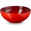 Le Creuset - servírovacia, šalátová miska 24 cm/2,2 l červená