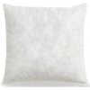 Výplň do vankúša, biely, 40 x 40 cm, štvorcový
