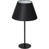 Luminex | Stolná lampa ARDEN 1xE27/60W/230V pr. 30 cm čierna/biela | LU3484