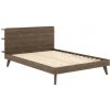 RETREAT BED by karup - 140*200 cm carob pine (hnedá)