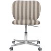 Ferm Living Otočná stolička Rico Castors, Louisiana – piesková/off-white