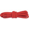 Okrúhle červené bavlnené šnúrky do topánok 45cm