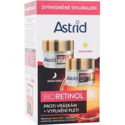 Astrid Bioretinol Duo Set darčekový set denný pleťový krém Bioretinol Day Cream SPF10 50 ml + nočný pleťový krém Bioretinol Night Cream 50 ml