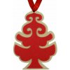 Ozdoba MagicHome Vianoce, Stromček, závesný, bal. 5 ks