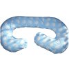 KHC Těhotenský a kojící polštář Zuzanka Sovy na modré O=260cm