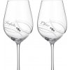 Dekorant Svadobné poháre na biele víno Apollo s krystaly Swarovski 360 ml 2KS