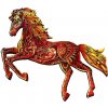 Eureka - Puzzle Farebné puzzle - Drevený kôň - 100 dielov