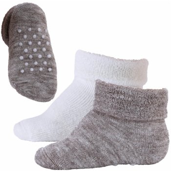SAFA 2 páry detských protišmykových merino ponožiek
