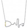 Olivie Strieborný náhrdelník stetoskop 7443