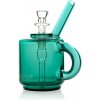 Sklenený vreckový bong GRAV® Kávový hrnček 9 cm Farba: Jazerná Zelená