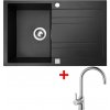 Set Sinks GRANDE 800 Metalblack+VITALIA