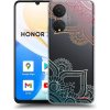 Picasee silikónový prehľadný obal pre Honor X7 - Kvetinový vzor