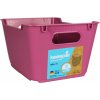 Plastový svět Plastový box LOFT 1,8 l, ružový, 19,5x14x10 cm