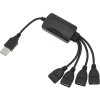 USB 2.0 Hub 4 Porty na Kábli