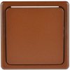 SEZ Jednopólový spínač Standard DS 1101-1 HP škoricový 28 x 82 x 82 mm