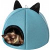 Búdka pre mačku KITTY HEAD R2 modrá