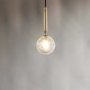 Nuura Aps Nuura Miira 1 Large závesná lampa 1-pl mosadz/číra - 2033007