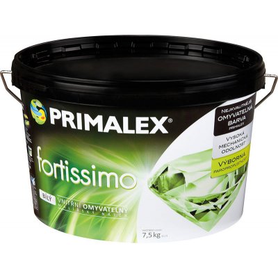 Primalex Fortissimo umývateľná farba biela 15 kg od 53,4 € - Heureka.sk