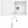 Blanco METRA 5 S biela + excentrické ovládanie + Blanco MIDA-S biela 521457