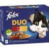 Purina Felix DUO Lahodný výber v želé, hovädzie, jahňacie a morka 12 x 85 g