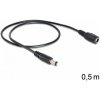 Delock napájecí kabel DC prodlužovací 5.5 x 2.1 mm samec > samice