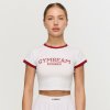 GymBeam Dámske tričko Varsity White XS