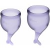 Satisfyer Feel Secure menštruačný kalíšok PURPLE 15 + 20 ml