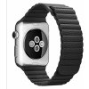 Kožený magnetický náramok pre Apple Watch - Čierny