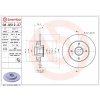 BREMBO Brzdový kotúč 08.9512.27