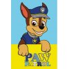 Carbotex Bavlnený froté uterák 30x50 cm - Labková patrola Policajt Chase