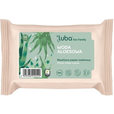 LUBA Vlhčený toaletný papier Aloe 50 ks