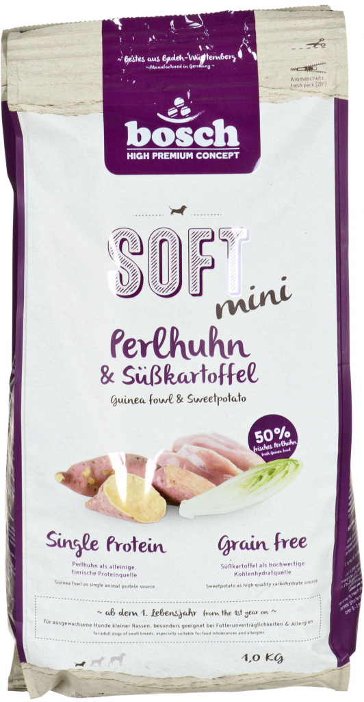 Bosch Soft Mini Guinea Fowl & Sweet Potatoes 1 kg