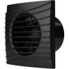 Dalap Kúpeľňový ventilátor so spätnou klapkou 100 DARK, čierny