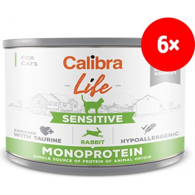 Calibra Cat Life Sensitive Rabbit 200 g