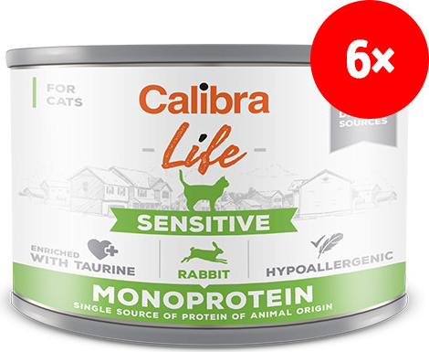 Calibra Cat Life Sensitive Rabbit 200 g