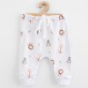 Detské bavlnené nohavice Jogger New Baby For Babies safari 80 (9-12m)
