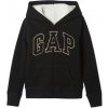 Dievčenská mikina GAP, V-COZY LOGO Čierna,Biela S